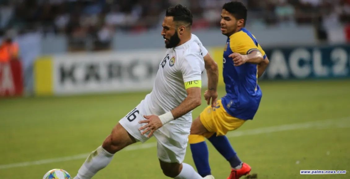 على ملعبه وبين جماهيره الزوراء يخسر أمام النصر السعودي بنتيجة (2-0) بدوري أبطال آسيا بقلب العاصمة بغداد.